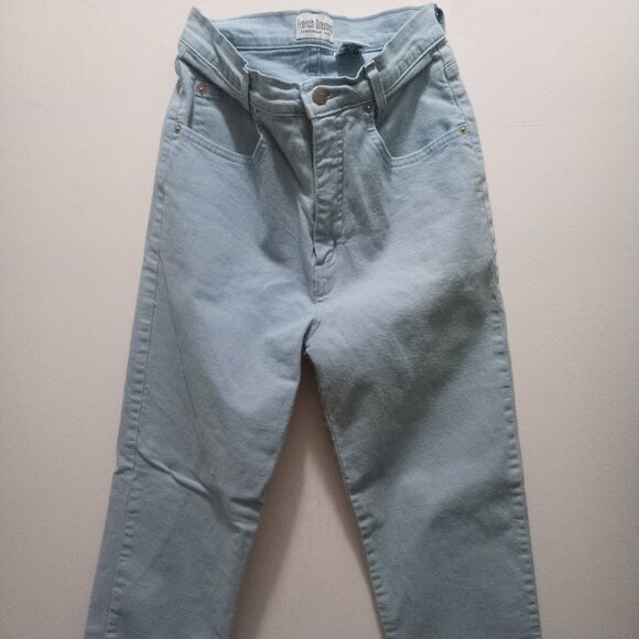 French Dressing brand powder blue jeans, made in Canada - Picture 1 of 5